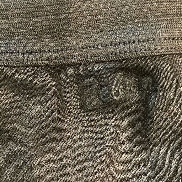 Goldsign Zebra coated black leggings size 27 - Picture 6 of 10